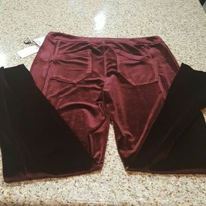 Velvet pants by Laundry